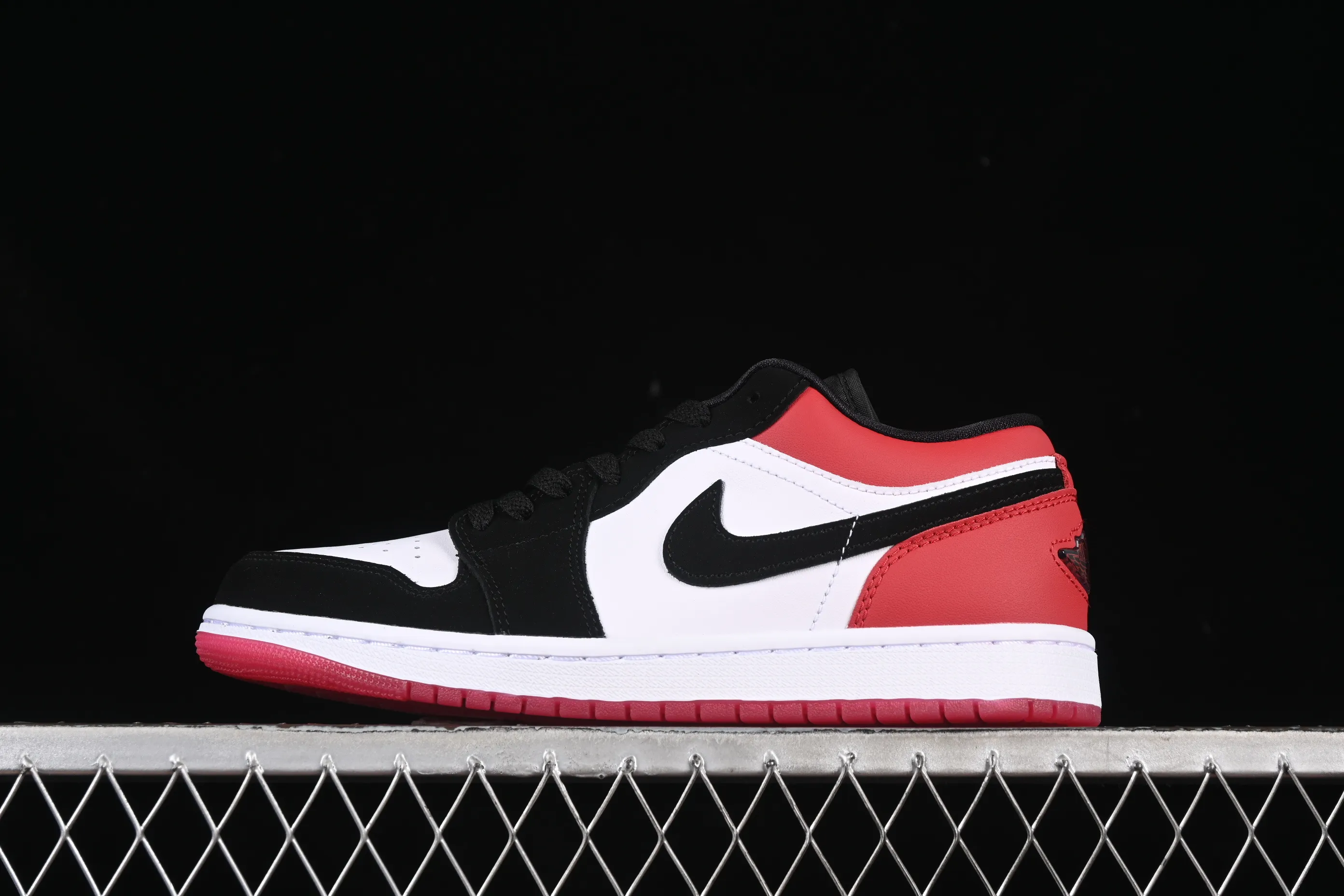 All categories Air Jordan Jordan series basketball shoes Air Jordan 1 Low G version pure original Air Jordan 1 Low "White Black Gym Red" AJ1 Joe 1 black toe 2.0 low-top cultural casual sneakers IB8971-106